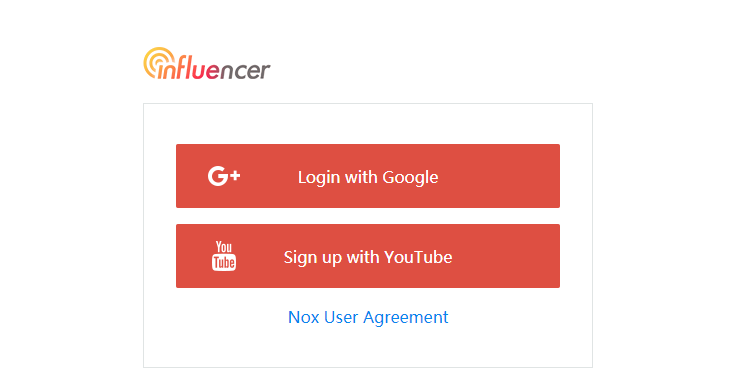 3. Account System- Noxinfluencer influencer marketing platform