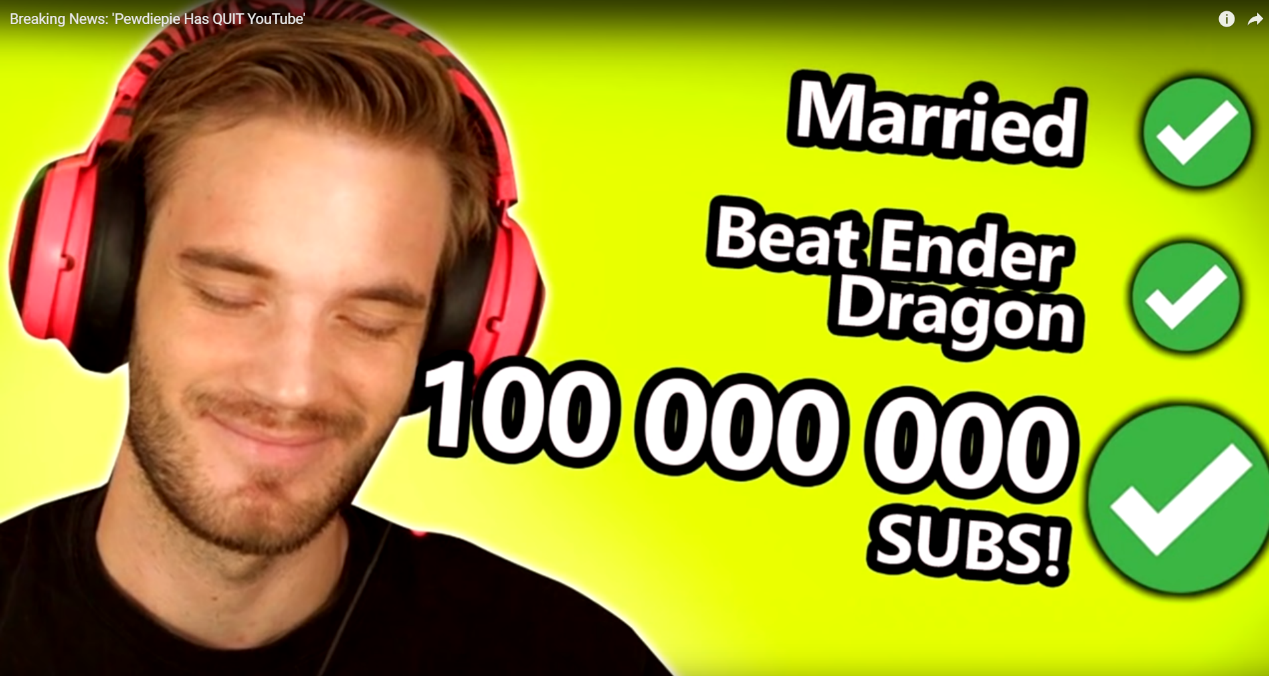 6. Why PewDiePie wants to take a break on YouTube